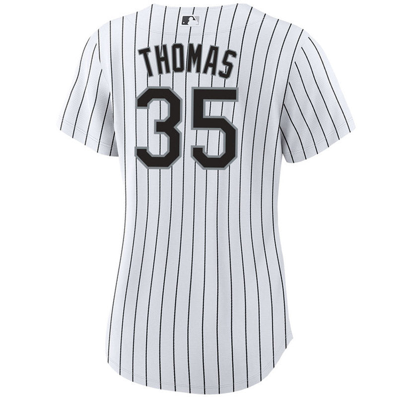 Women's Chicago White Sox Frank Thomas Replica Home Jersey - White