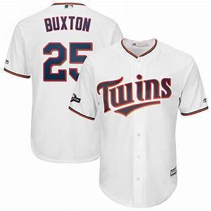 Youth Minnesota Twins Byron Buxton Cool Base Replica Jersey White